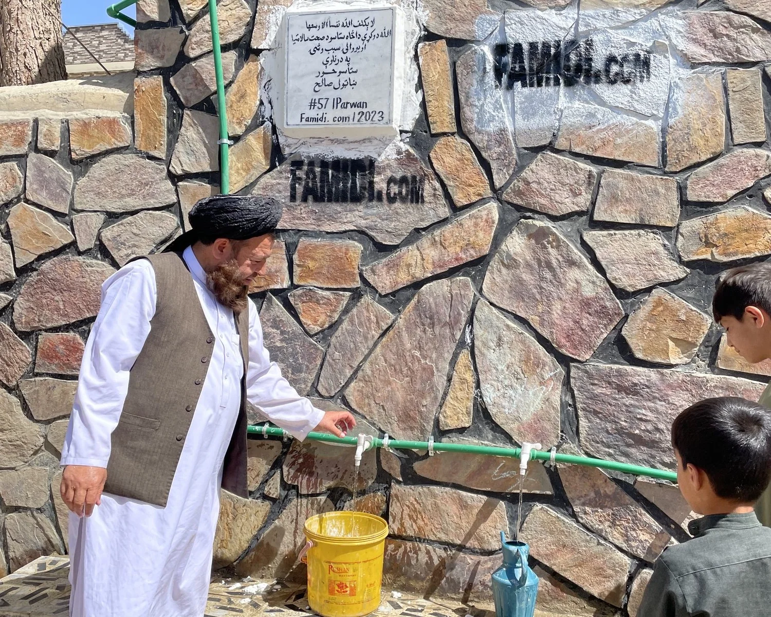 Completed Famidi water point number 57 in Parwan